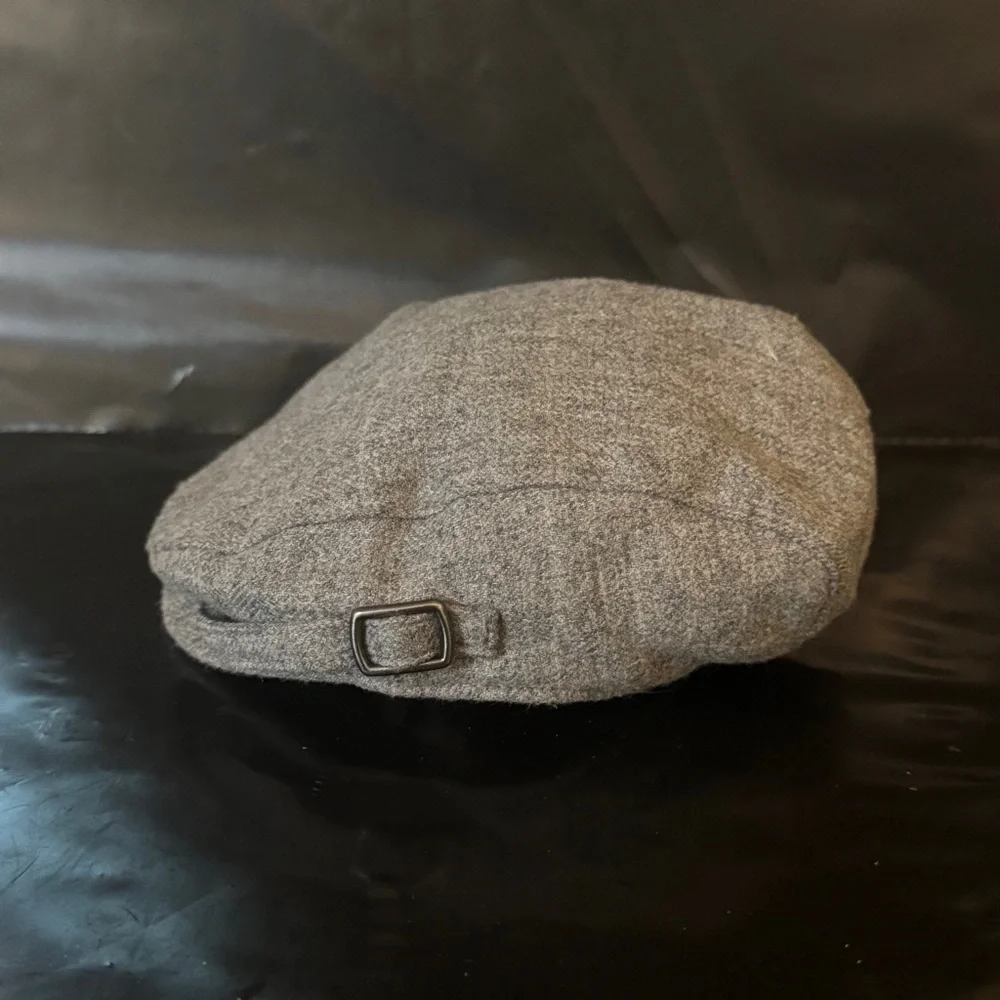Janie and Jack Baby Boy Gray Flat Cap - Picture 2 of 7